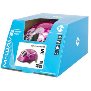 M-WAVE KID-S Flower Casco per bambini