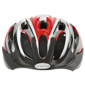 M-WAVE Active Red Casco da bicicletta