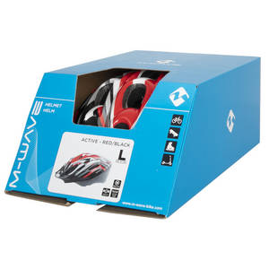 M-WAVE Active Fahrradhelm Red