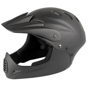 M-WAVE All-In-1 matt black Fullface/Downhill Helm