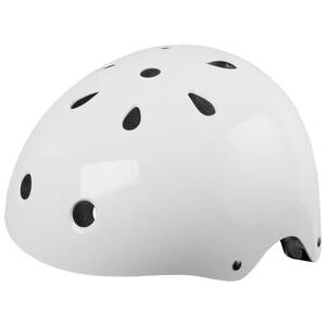 M-WAVE LAUNCH BMX helmet glossy white