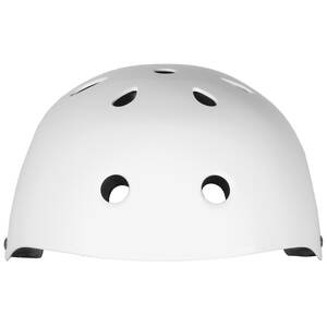 M-WAVE LAUNCH glossy white BMX helmet