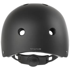 M-WAVE LAUNCH matt black BMX helmet