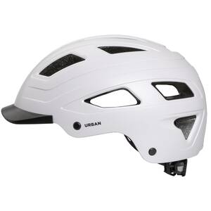M-WAVE URBAN matt white bicycle helmet