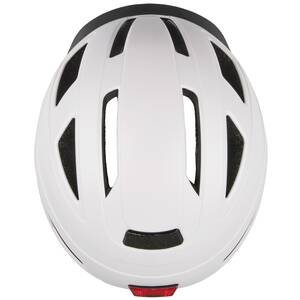 M-WAVE URBAN with LIght matt white bicycle helmet