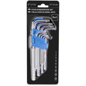 VENTURA 9 in 1 T star screwdriver set