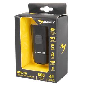 MOON RIGEL LITE Rechargeable battery front light
