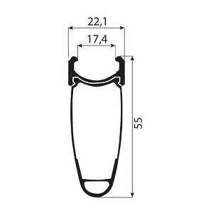  Carbon hollow rim