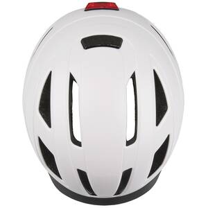 M-WAVE URBAN with LIght matt white Casco da bicicletta