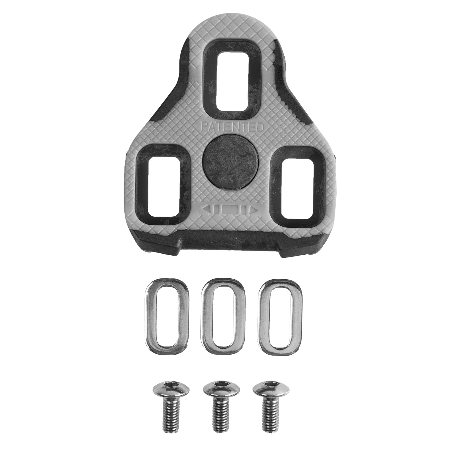 Exustar E-ARC11+ Cleat Set – For EPS-R & Look Keo, Red, 7° Float, Anti-Slip