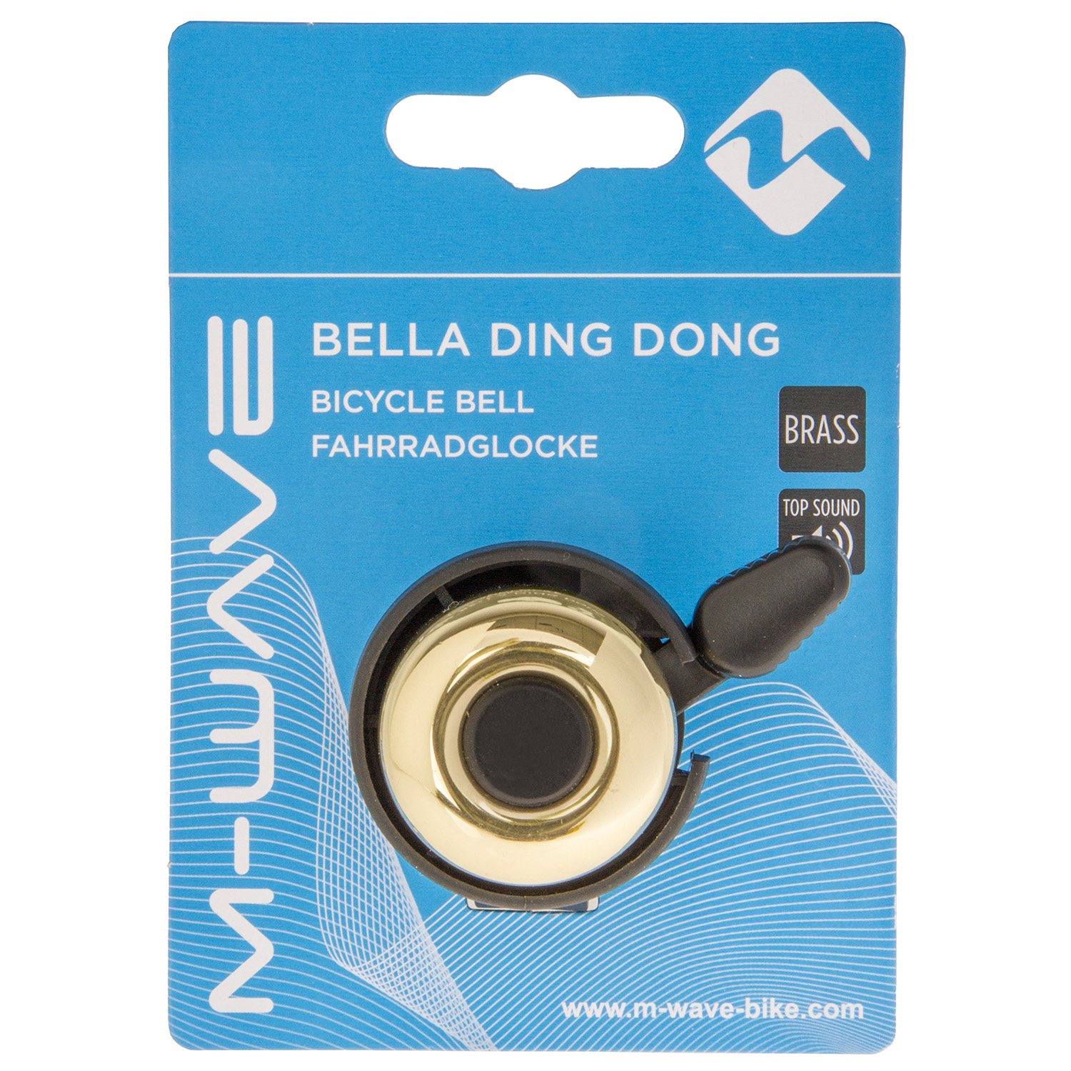 MWAVE Bella DingDong bicycle bell Messingschlager