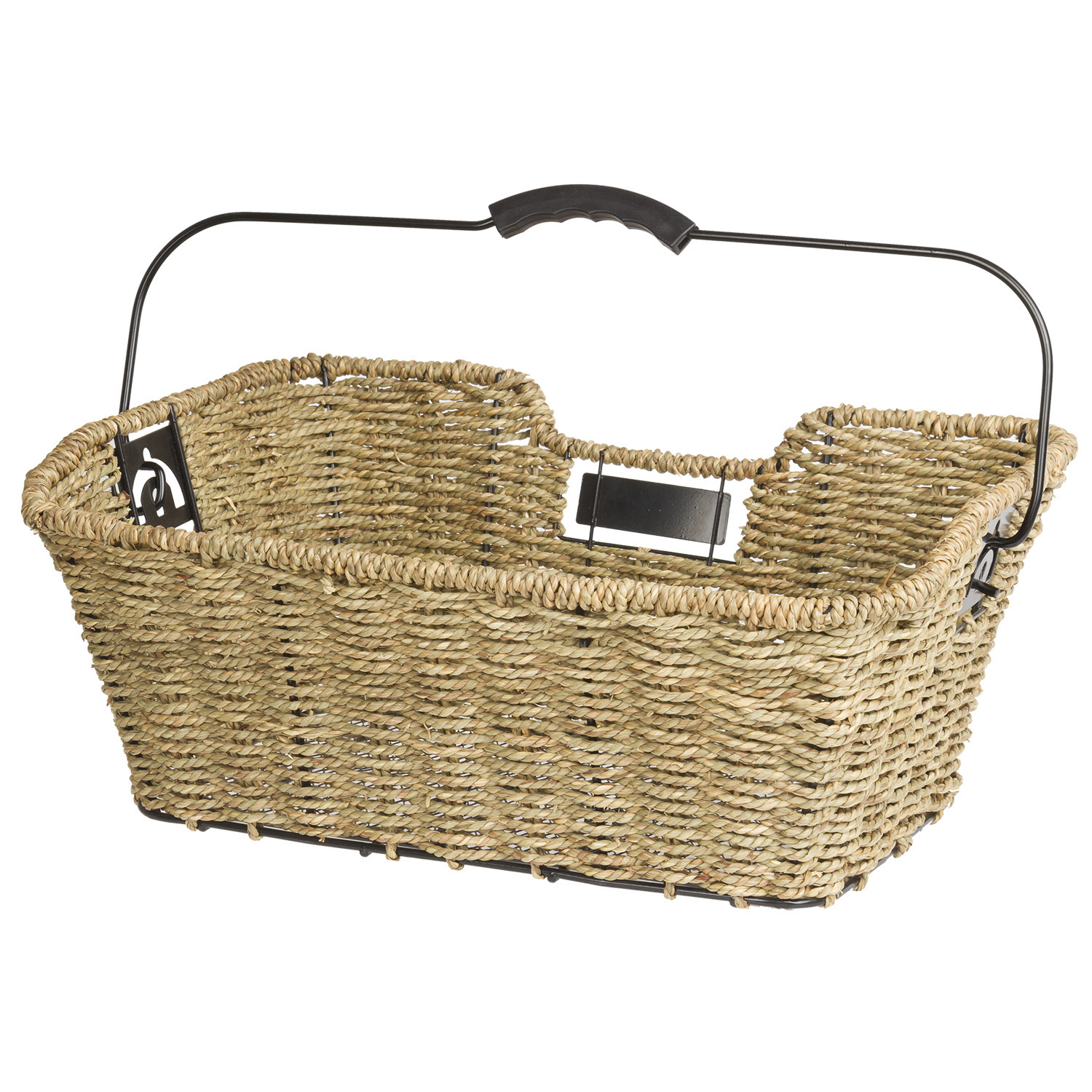 Bicycle Basket Universal Luggage Carrier M-Wave Ocean R Seagrass Basket Bicycle Basket