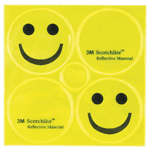 M-WAVE Reflickers Smile reflex stickers