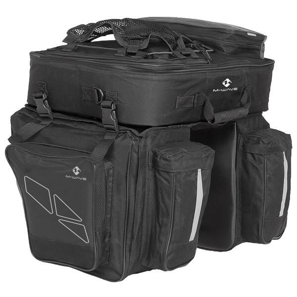 M-WAVE Amsterdam Triple 62 L Gepäckträgertasche