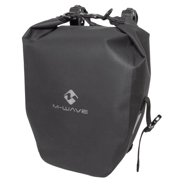 M-WAVE Rough Ride II Rack Black Series pannier bag