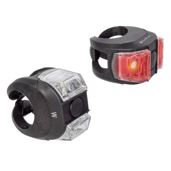 M-WAVE Cobra II Set di luci lampeggianti a batteria