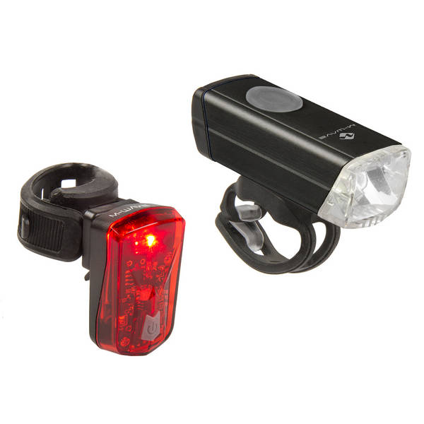 M-WAVE Atlas 20 USB Juego de luces recargables a pilas