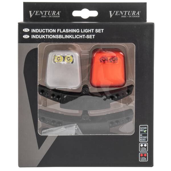 VENTURA induction flashing light set Messingschlager