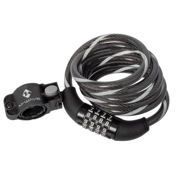 M-WAVE DS 10.18 Illu Cavo a spirale antifurto