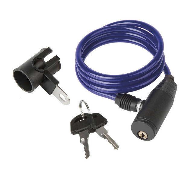 6 C spiral cable lock