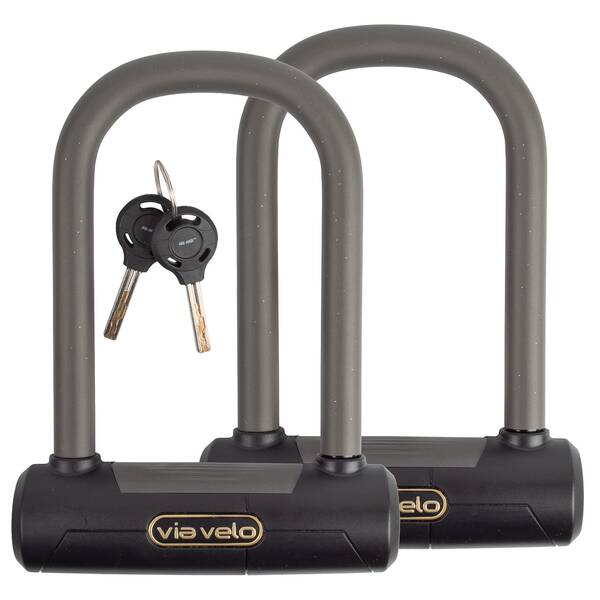Via Velo heavy duty mini double shackle lock