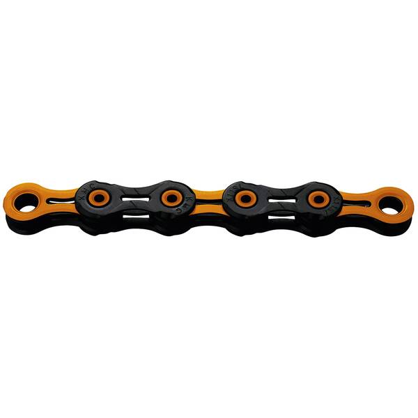KMC DLC11 waxed Orange derailleur chain