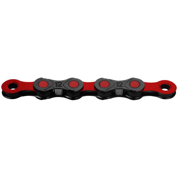 KMC DLC12 waxed Red indicador desgaste cadena