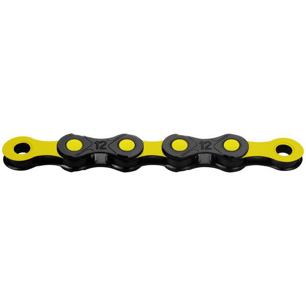 KMC DLC12 waxed Yellow indicador desgaste cadena