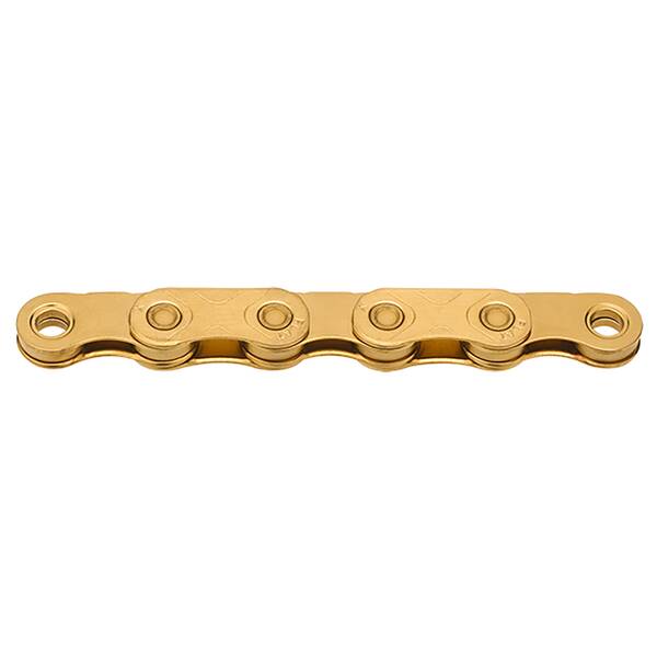 KMC X Flat gold flat top indicador desgaste cadena