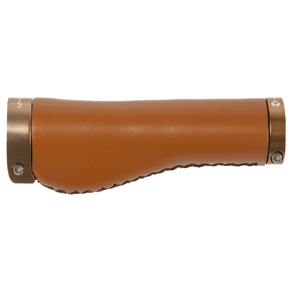 M-WAVE Cloud Buff Fix Brown bicycle grips