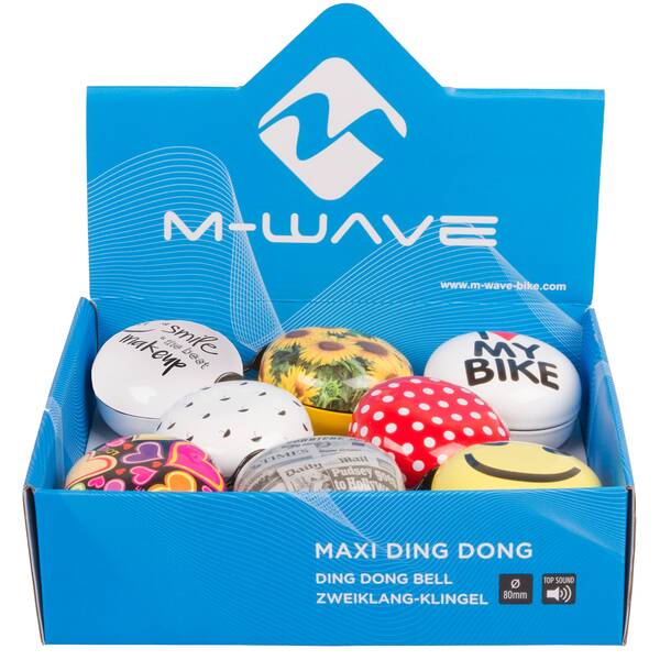 M-WAVE Maxi Ding-Dong Mix Maxi-Fahrradglocke