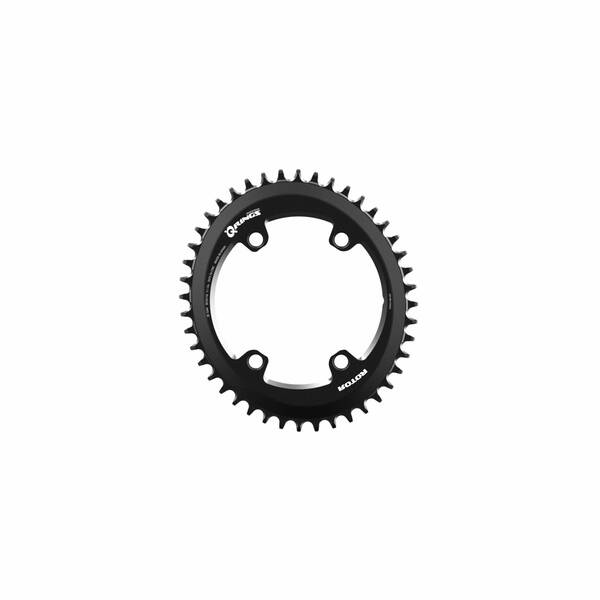 ROTOR Q RINGS 1X BCD110X4 44T UNIVERSAL TOOTH BLACK Plato