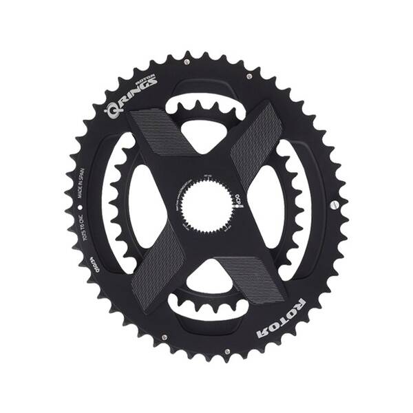 ROTOR Q RINGS DM 50/34T BLACK Chainring