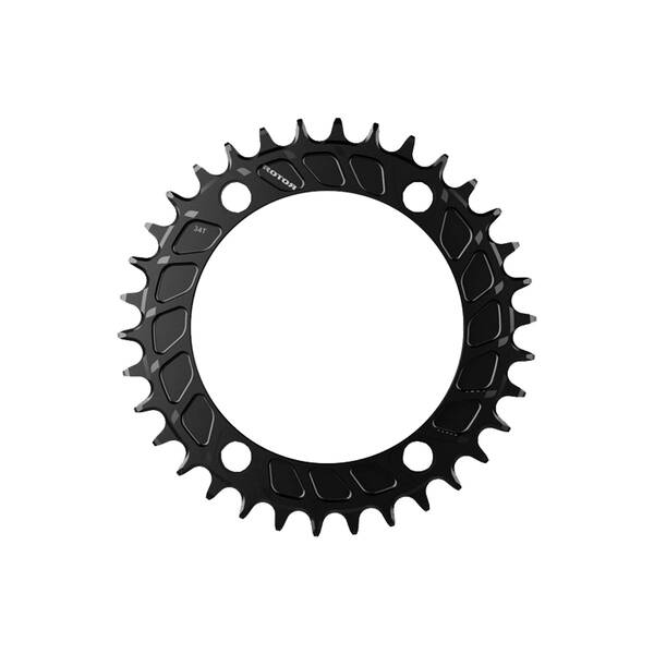 ROTOR ROUND RING MTB BCD110X4 36T BLACK Chainring