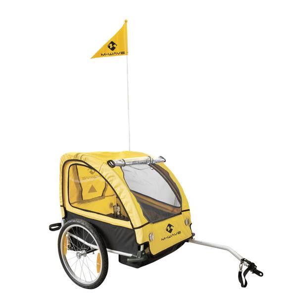 M-WAVE children/luggage bicycle trailer | Messingschlager