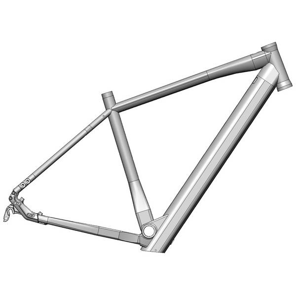 Urban Light for Bafang Rear Hub Motor cuadro urban/transit