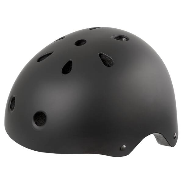 M-WAVE LAUNCH matt black BMX Helm