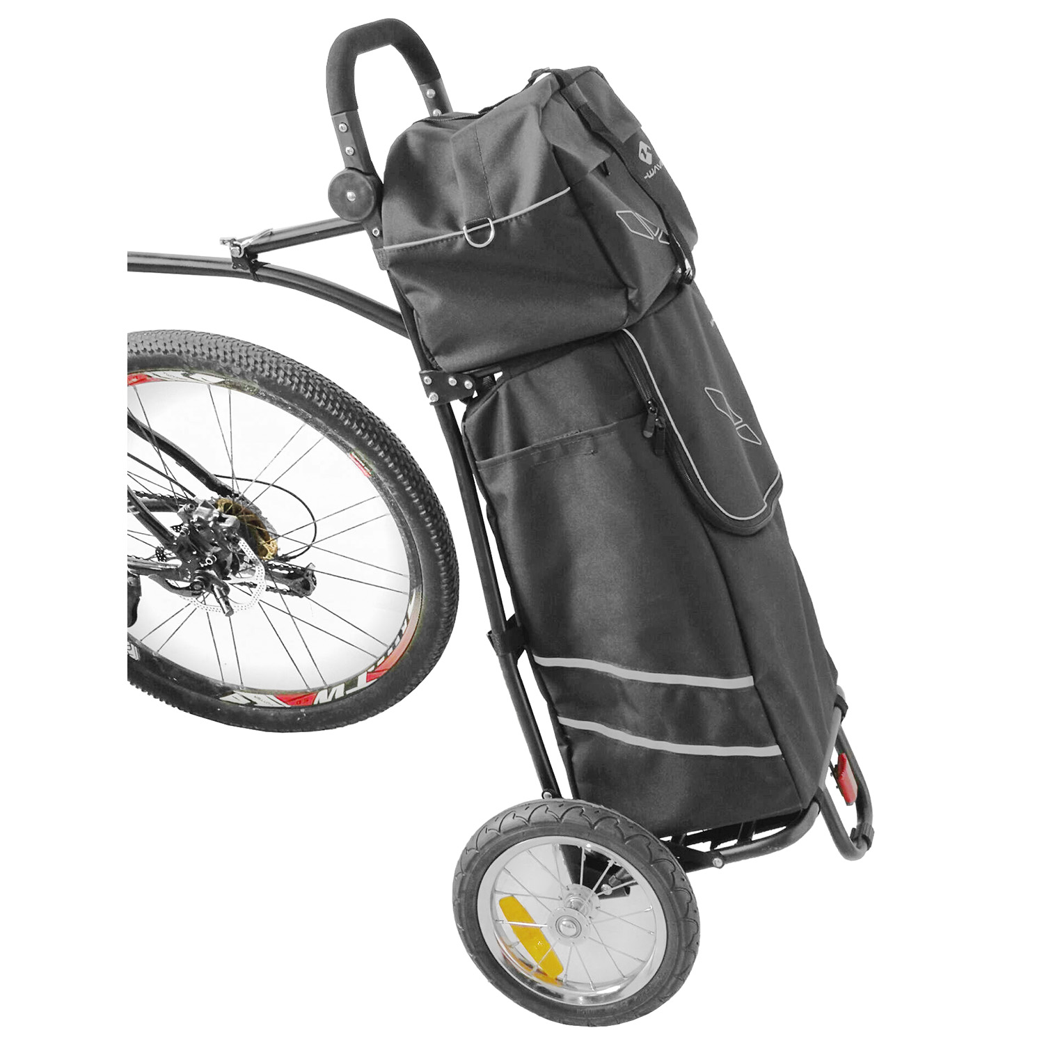 MWAVE Stalwart Shop 2 Bike luggage bicycle trailer Messingschlager