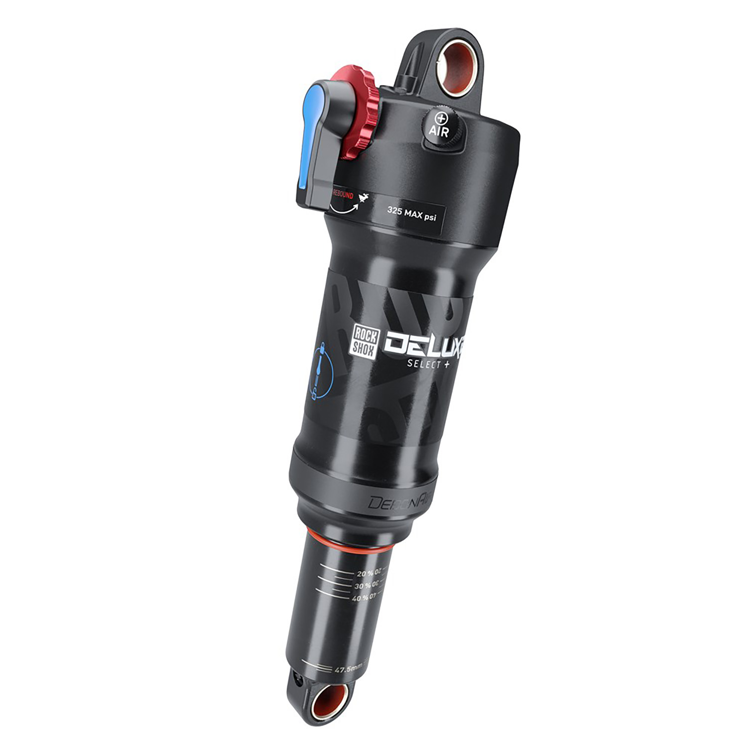 ROCKSHOX Deluxe Select 185X55 rear suspension Messingschlager