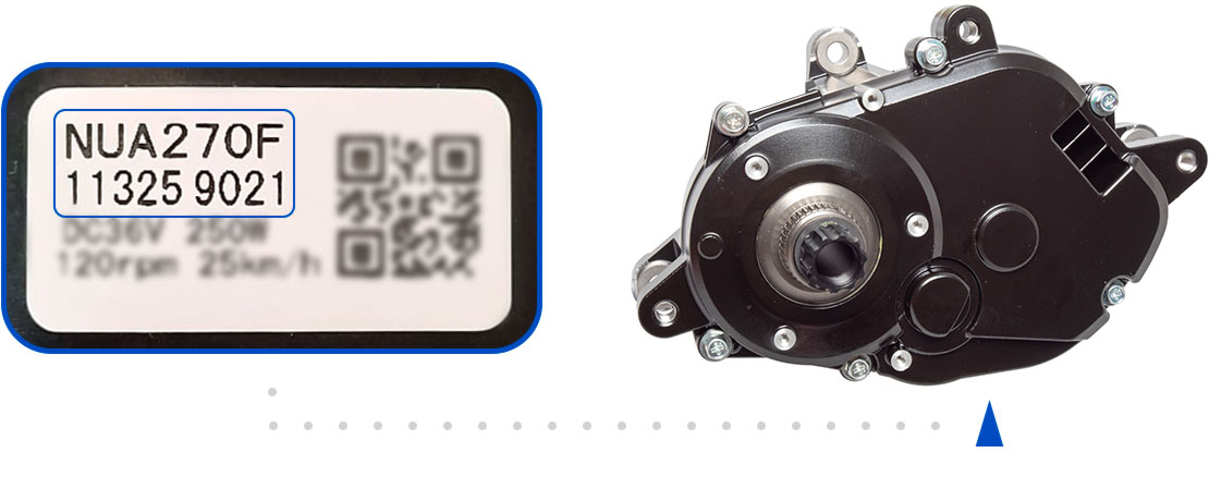 Serial number in the second line.