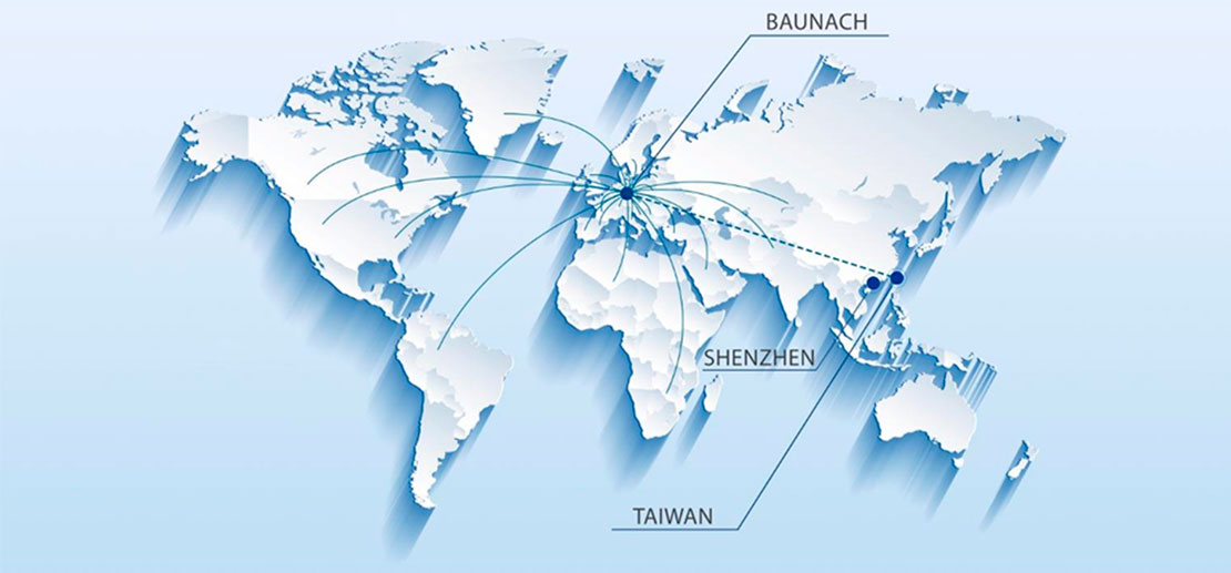 World map sales area